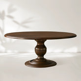 Asolo Dining Table Artisan Crafted With Distressed Tulip Wood Finish