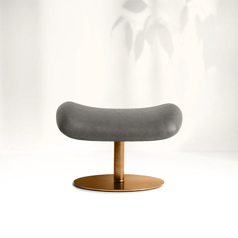 Bason Leather Ottoman Bason Leather Ottoman