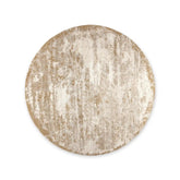 Vyona Hand-Knotted Round Rug in Fog or Sand