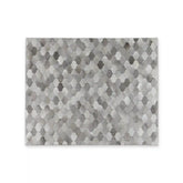 Ambrilē Grey Hair on Hide Large Area Rug 8x10