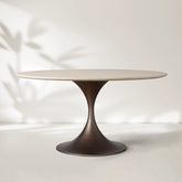 Saint Germain Round Stone Dining Table