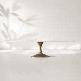 Aero Stone Rectangular Dining Table