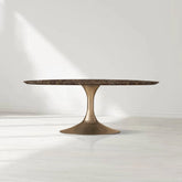 Aero Stone Oval Dining Table