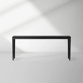 Park Ash Wood Entryway Console Table Black Hallway Entrance Table