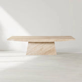 Ilaria Stone Coffee Table in Beige Coralle Marble