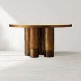 Onyx Tropez Vintage Round Dining Table