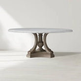 St. James Marble Round Dining Table