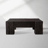 Ubud Square Reclaimed Teak Coffee Table Wood Living Room Center Tea Table Vintage Cocktail Table