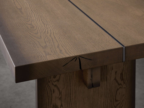 Mihaela Dining Table in Chestnut Mihaela Dining Table in Chestnut
