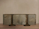 Alvaro Wood Aluminum Sideboard Handcrafted Industrial Rustic Living