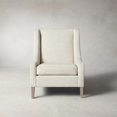 Chrys Chair - Nubuck Leather Sail Chrys Chair - Nubuck Leather Sail
