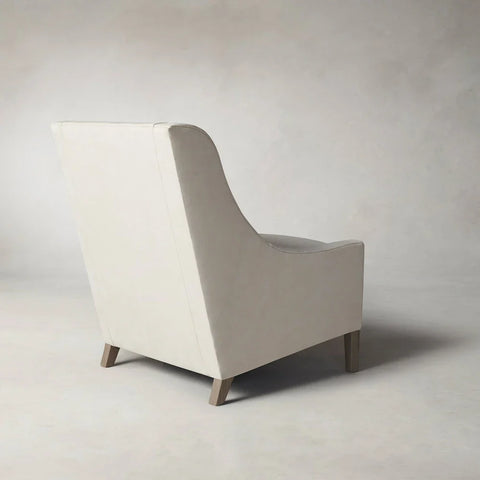 Chrys Chair - Nubuck Leather Sail Chrys Chair - Nubuck Leather Sail