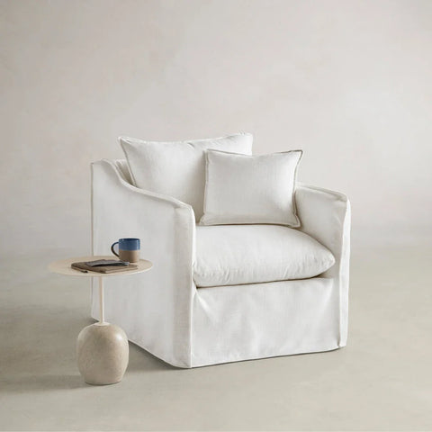Dund Chair - Performance Linen Oyster Dund Chair - Performance Linen Oyster