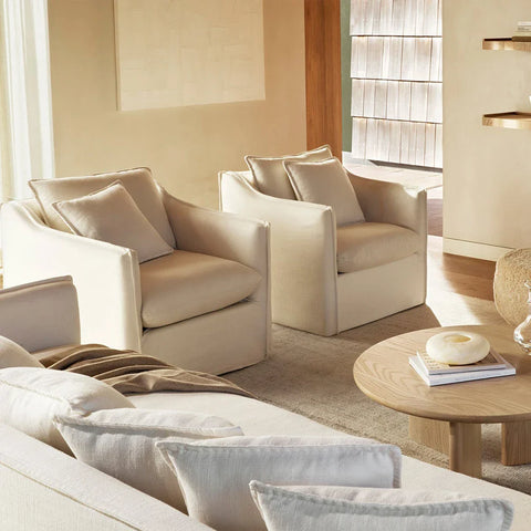 Dund Chair - Performance Linen Oyster Dund Chair - Performance Linen Oyster