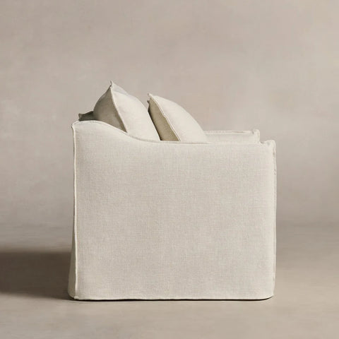 Dund Swivel Chair - Performance Linen Oyster Dund Swivel Chair - Performance Linen Oyster