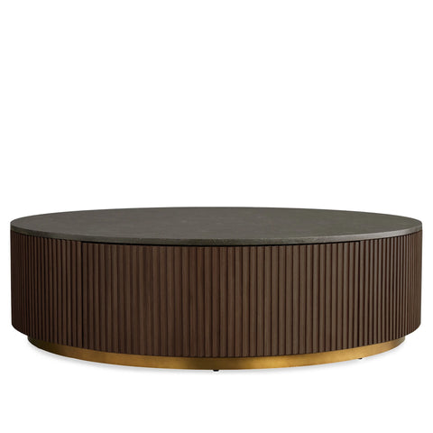 Finnley Round Storage Coffee Table Finnley Round Storage Coffee Table
