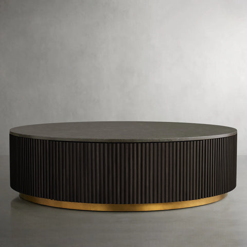Finnley Round Storage Coffee Table Finnley Round Storage Coffee Table