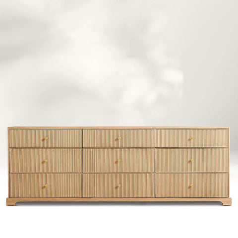 Genet Reeded 9-Drawer Dresser Genet Reeded 9-Drawer Dresser
