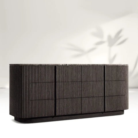 Katrina Modern Stone 6-Drawer Dresser Katrina Modern Stone 6-Drawer Dresser