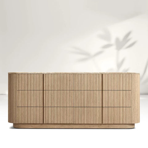 Katrina Modern Stone 6-Drawer Dresser Katrina Modern Stone 6-Drawer Dresser