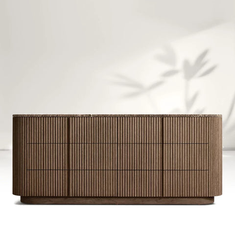Katrina Modern Stone 6-Drawer Dresser Katrina Modern Stone 6-Drawer Dresser