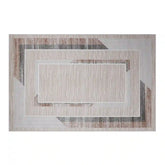 Meilade Framed Band Abstract Neutral Area Rug