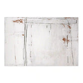 Meilade Linear Frame Abstract Ivory Area Rug