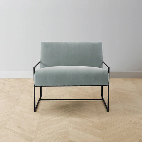Mercey Chair - Nubuck Leather Tide Mercey Chair - Nubuck Leather Tide