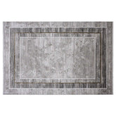 Milano Framed Abstract Neutral Area Rug