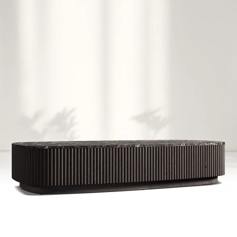 Mulho Oak Wood & Stone Coffee Table Mulho Oak Wood & Stone Coffee Table