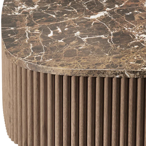 Mulho Oak Wood & Stone Coffee Table Mulho Oak Wood & Stone Coffee Table