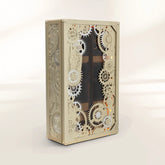 Baron Safe with Electric Opening System, Gold-Plated Brass