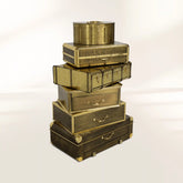 Champagne Gold Vault Safe with High-Security Storage and