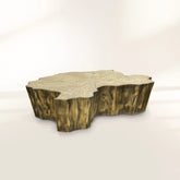Brass Sculptural Form Coffee Table
