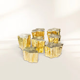 Brass White Sculptural Form Coffee Table