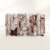 Hand-Painted Tile Sideboard Cabinet