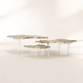 Brass Sculptural Form Coffee Table