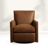 Rudy Leather Swivel Recliner