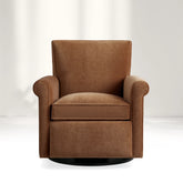 Rudy Rolled Arm Swivel Recliner