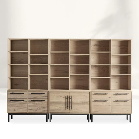 Sullivan Modular Triple Bookcase File Sullivan Modular Triple Bookcase File