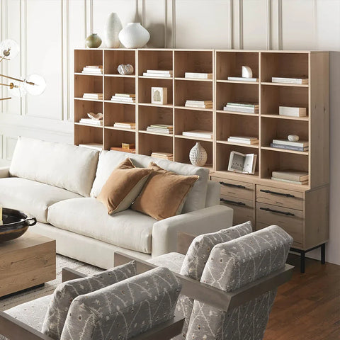 Sullivan Modular Triple Bookcase File Sullivan Modular Triple Bookcase File