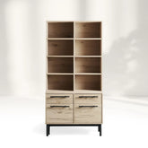Sullivan Single Bookcase with File Base