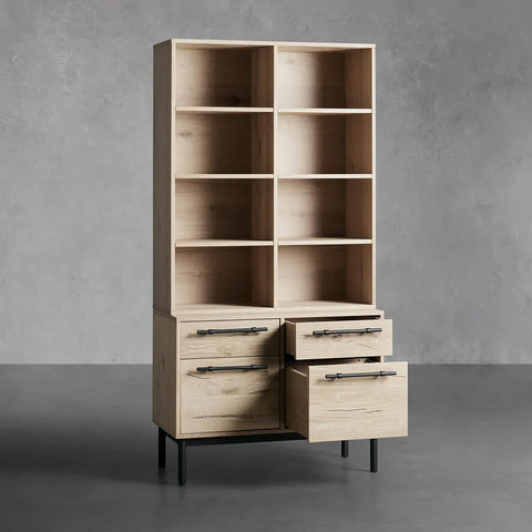 Sullivan Single Bookcase with File Base Sullivan Single Bookcase with File Base