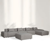 Brebery Modular Sectional Sofa - Belgian Linen Agate