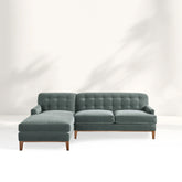 Ludden Sectional Sofa - Performance Velvet Seafoam