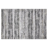 Torino Vertical Rainline Neutral Area Rug