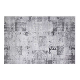 Torino Washed Linear Layered Abstract Neutral Area Rug