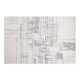 Xiangshe Layered Linear Abstract Neutral Area Rug