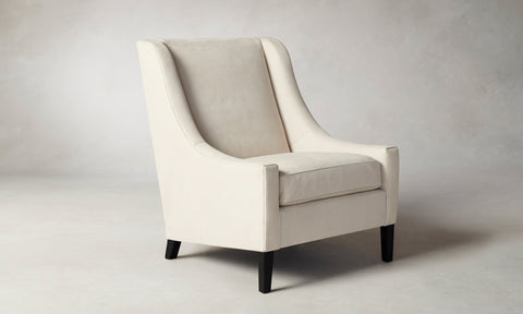 Chrys Chair - Nubuck Leather Sail Chrys Chair - Nubuck Leather Sail
