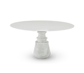 Pietra Round Classic Estremoz Marble Dining Table